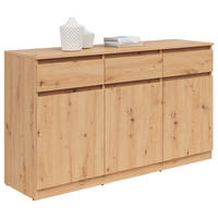 KOMMODE  in 135/81/42 cm  - Eiche Artisan, KONVENTIONELL, Holzwerkstoff (135/81/42cm)