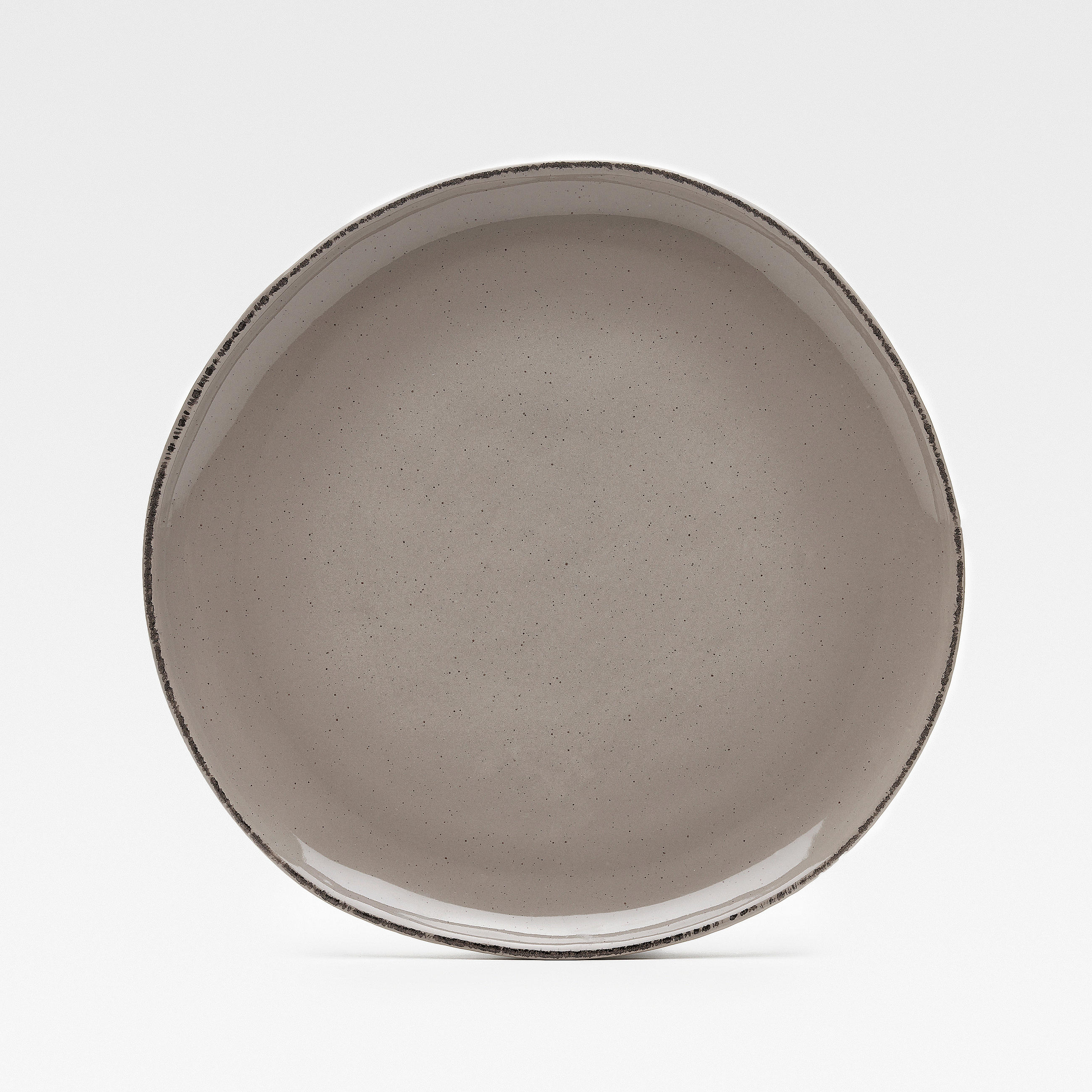 SPEISETELLER Urban  27 cm   - Hellbraun, Basics, Keramik (27cm) - Van Well