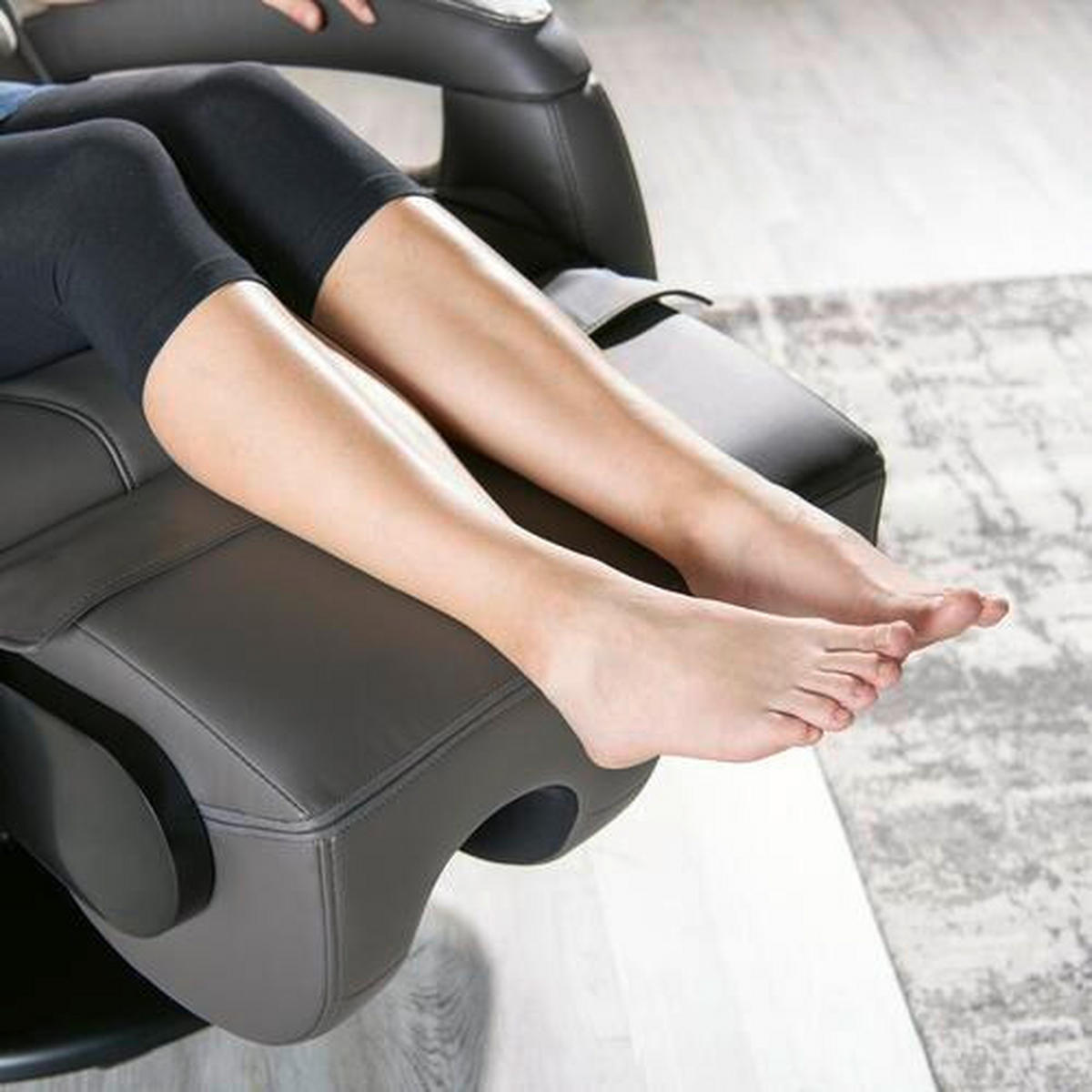 MASSAGESESSEL Lederlook Beige    - Beige, Design, Kunststoff/Textil (80/117/114cm) - Cantus