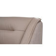 ECKBANK 237/178 cm Struktur Echtleder Schwarz, Taupe   - Taupe/Schwarz, Design, Leder/Textil (237/178cm) - Novel