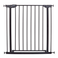 TÜRSCHUTZGITTER zum Klemmen 78/72 cm  - Schwarz, Basics, Metall (78/72cm) - Childhome
