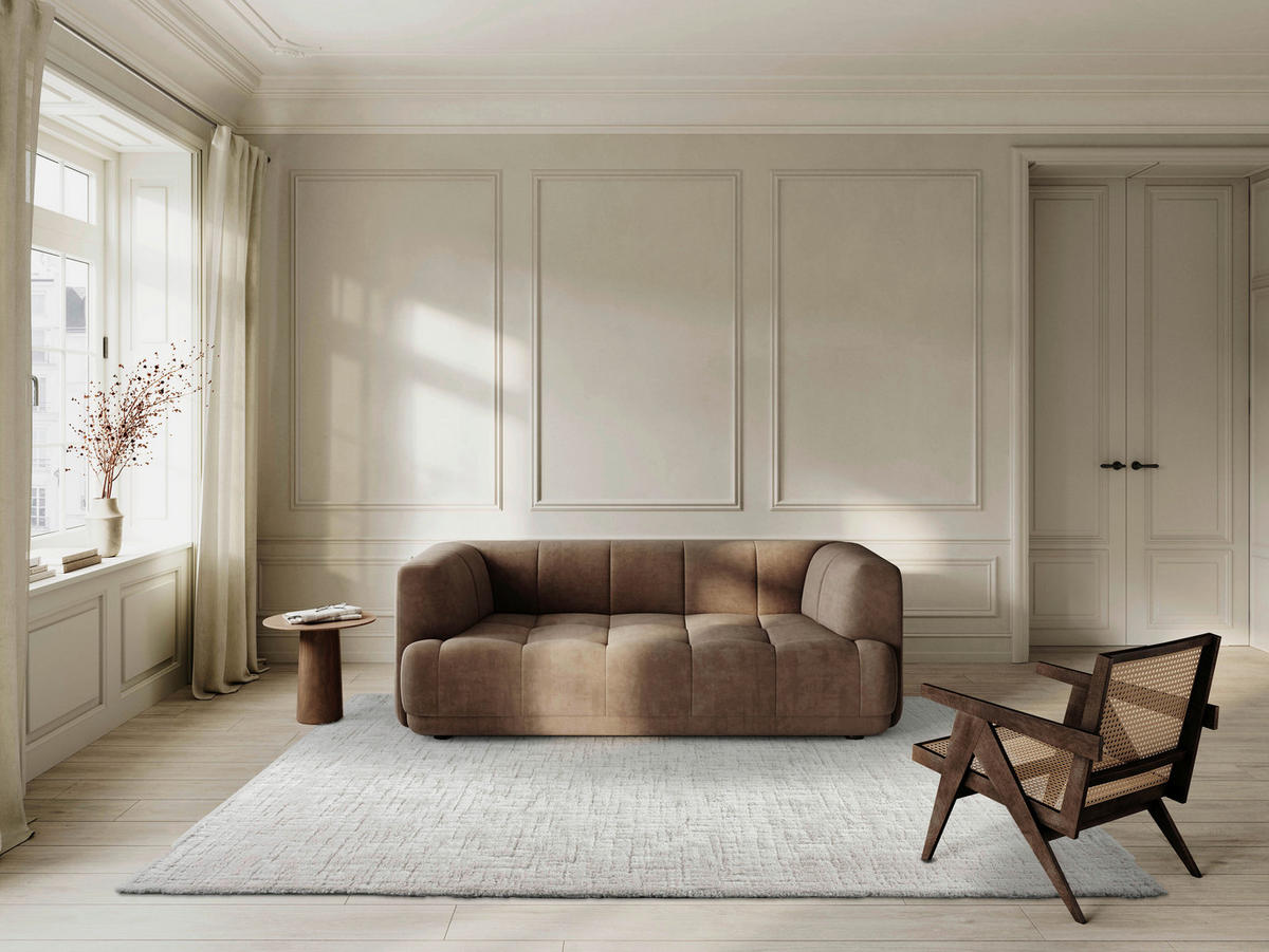 WEBTEPPICH  Wohnzimmer 80/150 cm Masai Creme  - Creme, Basics, Kunststoff/Textil (80/150cm) - Novel