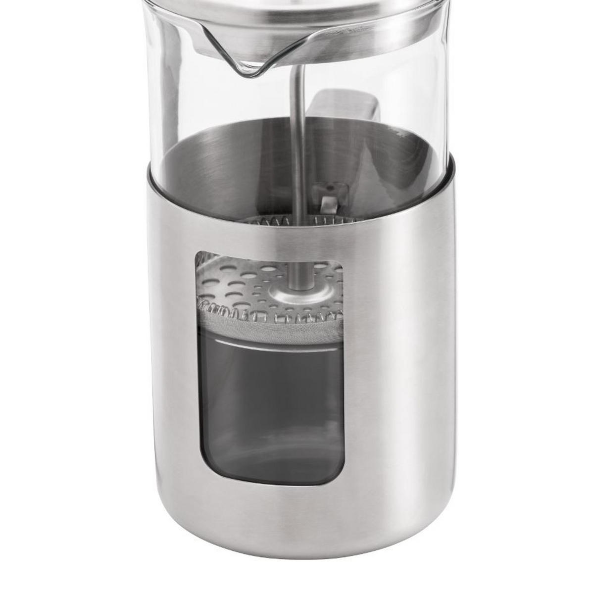 KAFFEEBEREITER  - Edelstahlfarben/Transparent, Basics, Glas/Metall (9,6/18cm) - WMF