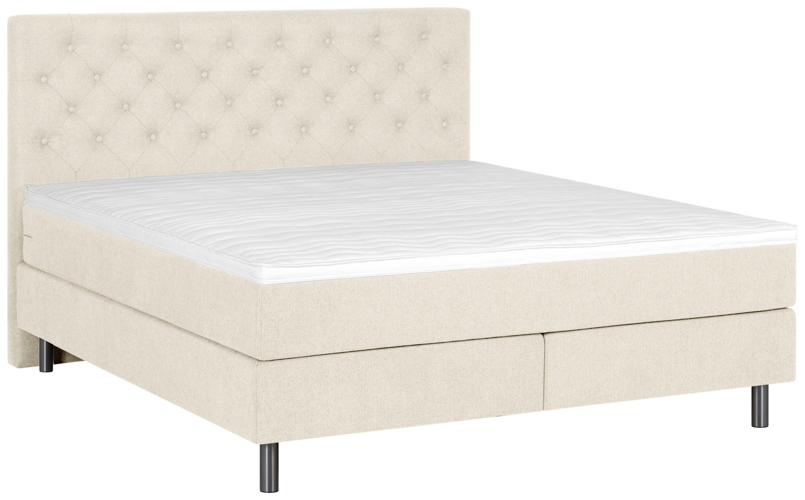 Welnova Boxspringbett Perlmutt 180x200 cm