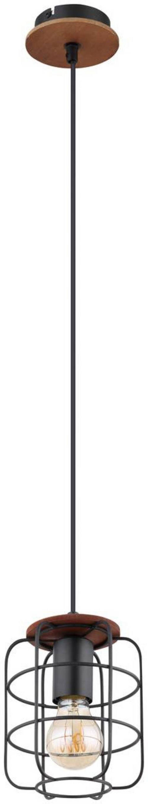 LUSTER  15/120 cm      - braon/crna, Trendi, drvo/metal (15/120cm)