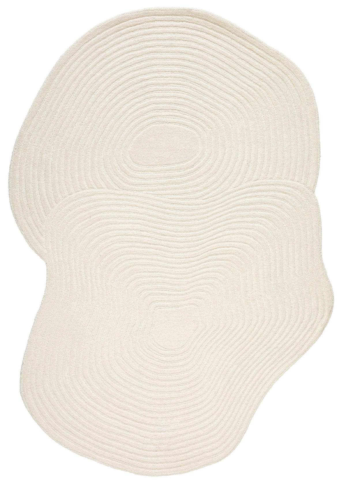 TUFTTEPPICH 160/230 cm Creme organisch  - Creme, Design, Textil (160/230cm) - Novel