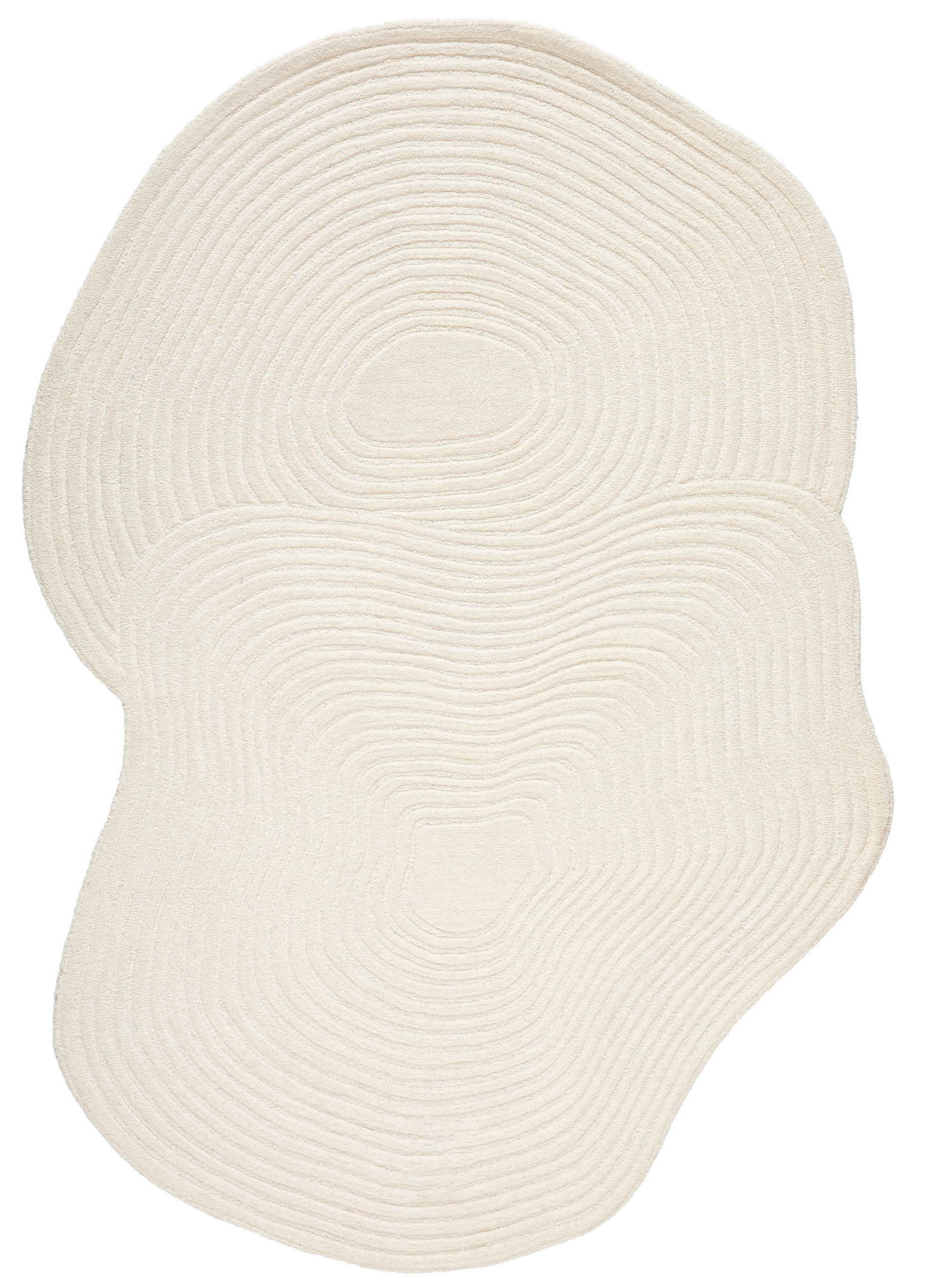 Novel Tuftteppich Creme 160x230 cm
