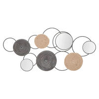 NÁSTENNÁ DEKORÁCIA 52/106/5 cm  - Basics, kov/drevo (52/106/5cm)