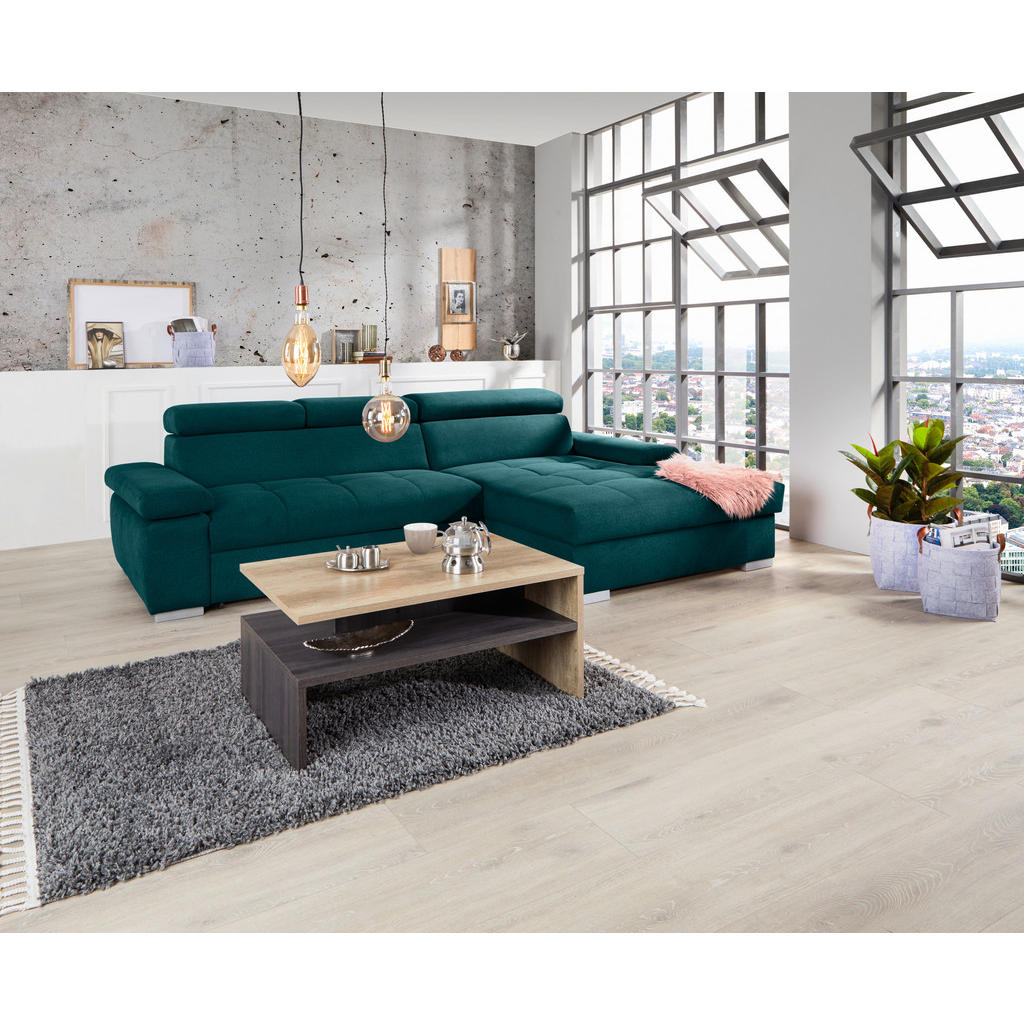 Thumbnail - Livetastic Ecksofa, Dunkelgrün, Textil, 3-Sitzer, 292x183 cm, Made in EU, Rücken echt, Wohnzimmer, Sofas & Couches, Wohn...