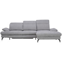 HÖRNSOFFA i velour ljusgrå  - ljusgrå/svart, Design, metall/textil (288/184cm) - Best Price