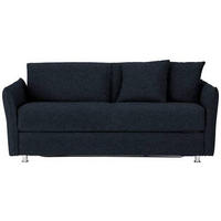 SCHLAFSOFA in Textil Anthrazit  - Chromfarben/Anthrazit, Modern, Textil/Metall (194/85/100cm) - Bali