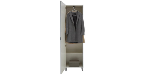 GARDEROBE  in 260/192/36 cm  - Eichefarben/Grau, Design, Holz/Holzwerkstoff (260/192/36cm) - Dieter Knoll