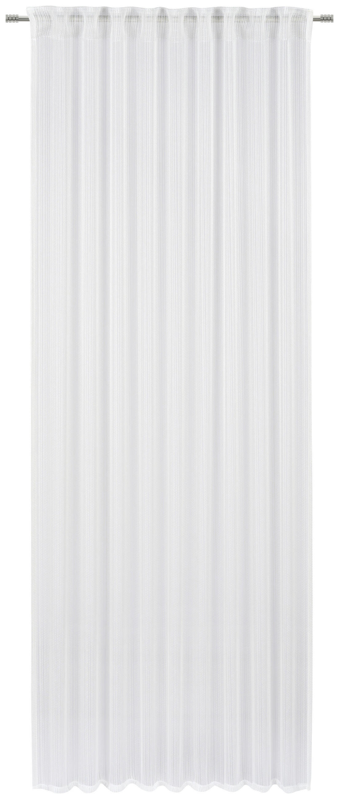 KOMBINIRANA ZAVESA  prosojno   140/245 cm  - bela, Basics, tekstil (140/245cm) - Esposa