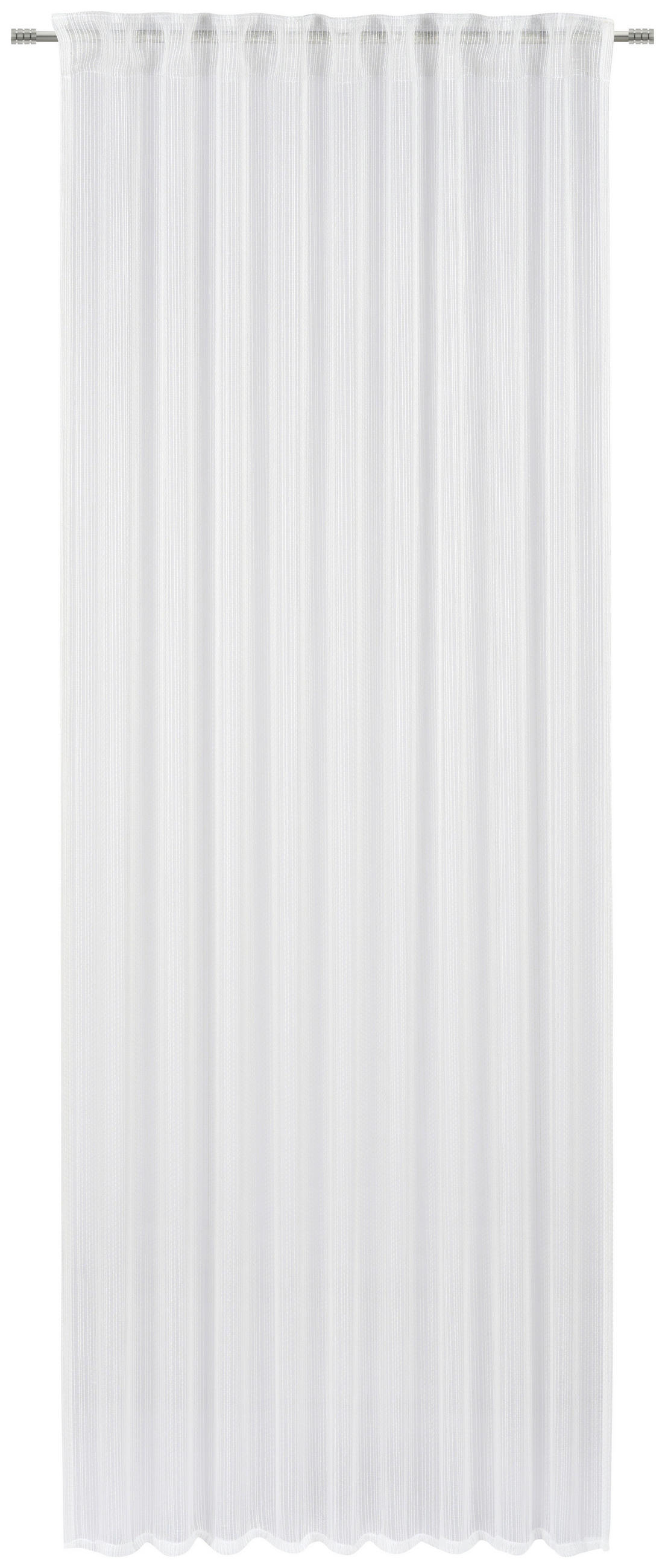 KOMBINIRANA ZAVESA  prosojno   140/245 cm  - bela, Basics, tekstil (140/245cm) - Esposa
