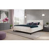 POLSTERBETT gepolstertes Kopfteil, Lattenrost Beige 180/200 cm  - Beige/Schwarz, Trend, Holz/Textil (180/200cm) - home24