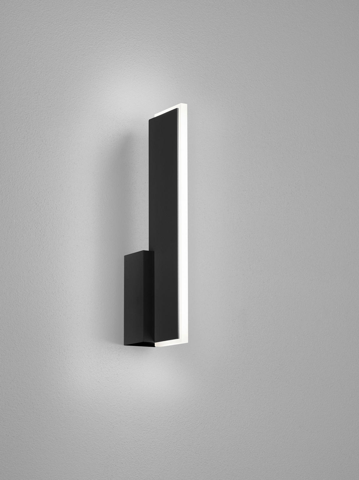 LED-WANDLEUCHTE Nex   - Schwarz, Design, Metall (31/4cm) - Helestra