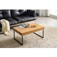 COUCHTISCH in Holz, Holzwerkstoff 100/65/42 cm  - Eichefarben/Schwarz, Design, Holz/Holzwerkstoff (100/65/42cm) - Carryhome