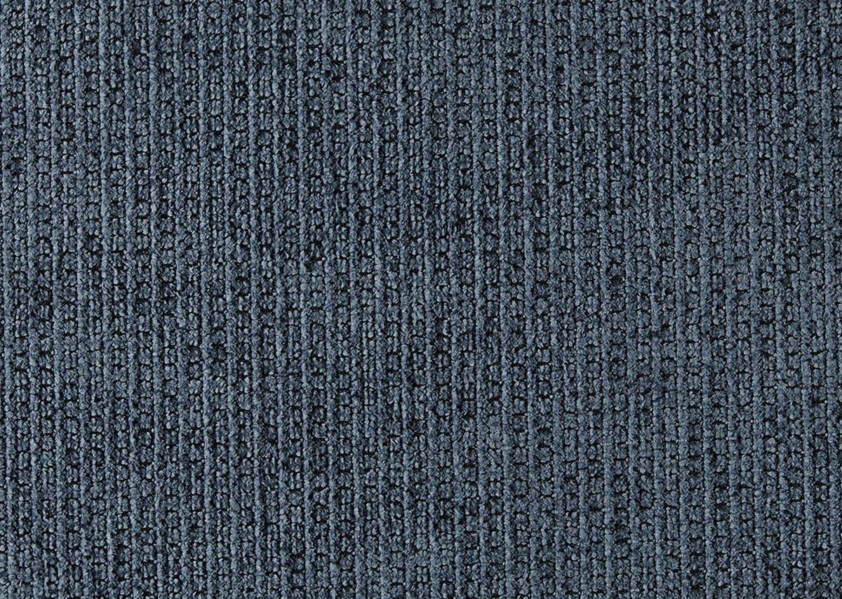 ECKSOFA in Struktur Blau  - Blau/Schwarz, Design, Kunststoff/Textil (205/284cm) - MID.YOU