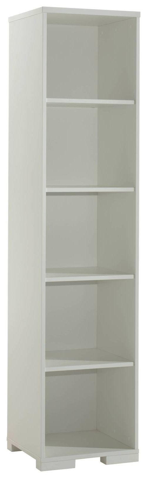 REGAL Weiß - Weiß, MODERN, Holzwerkstoff (45,5/195,2/45cm) - MID.YOU