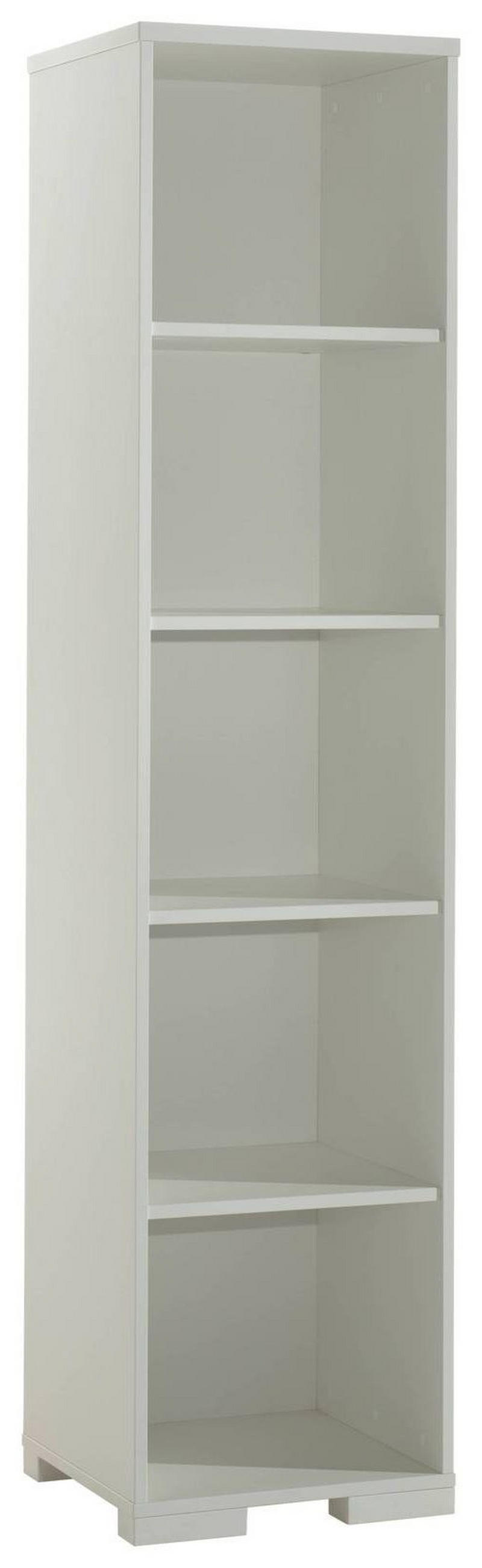 REGAL Weiß  - Weiß, MODERN, Holzwerkstoff (45,5/195,2/45cm) - MID.YOU