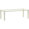 TISCHGESTELL 220/95/74 cm Metall  - Creme, Basics, Metall (220/95/74cm) - Joop!