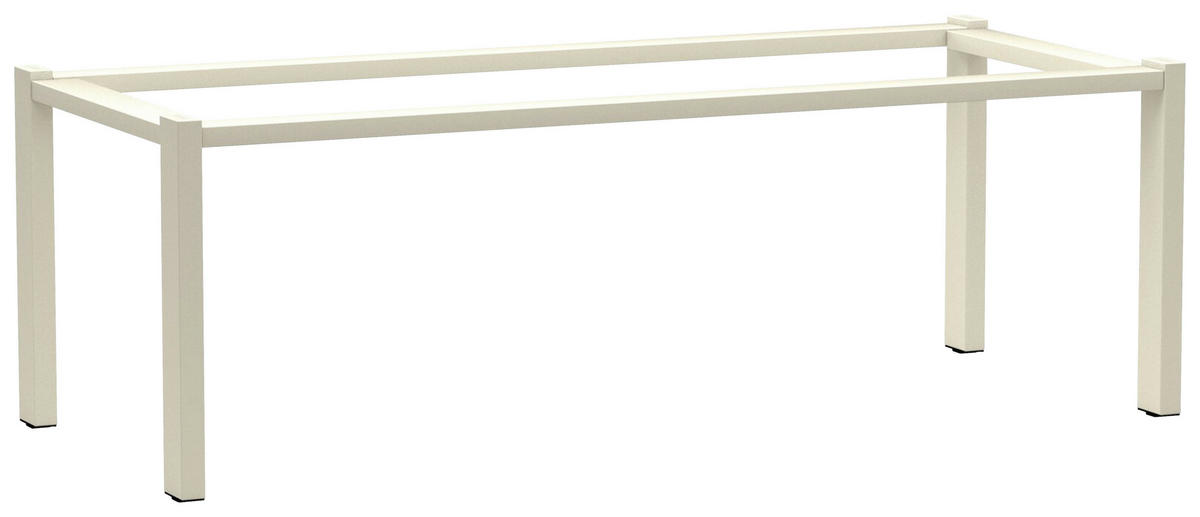 TISCHGESTELL 220/95/74 cm Metall  - Creme, Basics, Metall (220/95/74cm) - Joop!