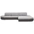 Ecksofa Grau Kopfteilverstellung - Chromfarben/Grau, Design, Kunststoff/Textil (341/204cm) - Xora Ecksofa Grau Kopfteilverstellung - Chromfarben/Grau, Design, Kunststoff/Textil (341/204cm) - Xora