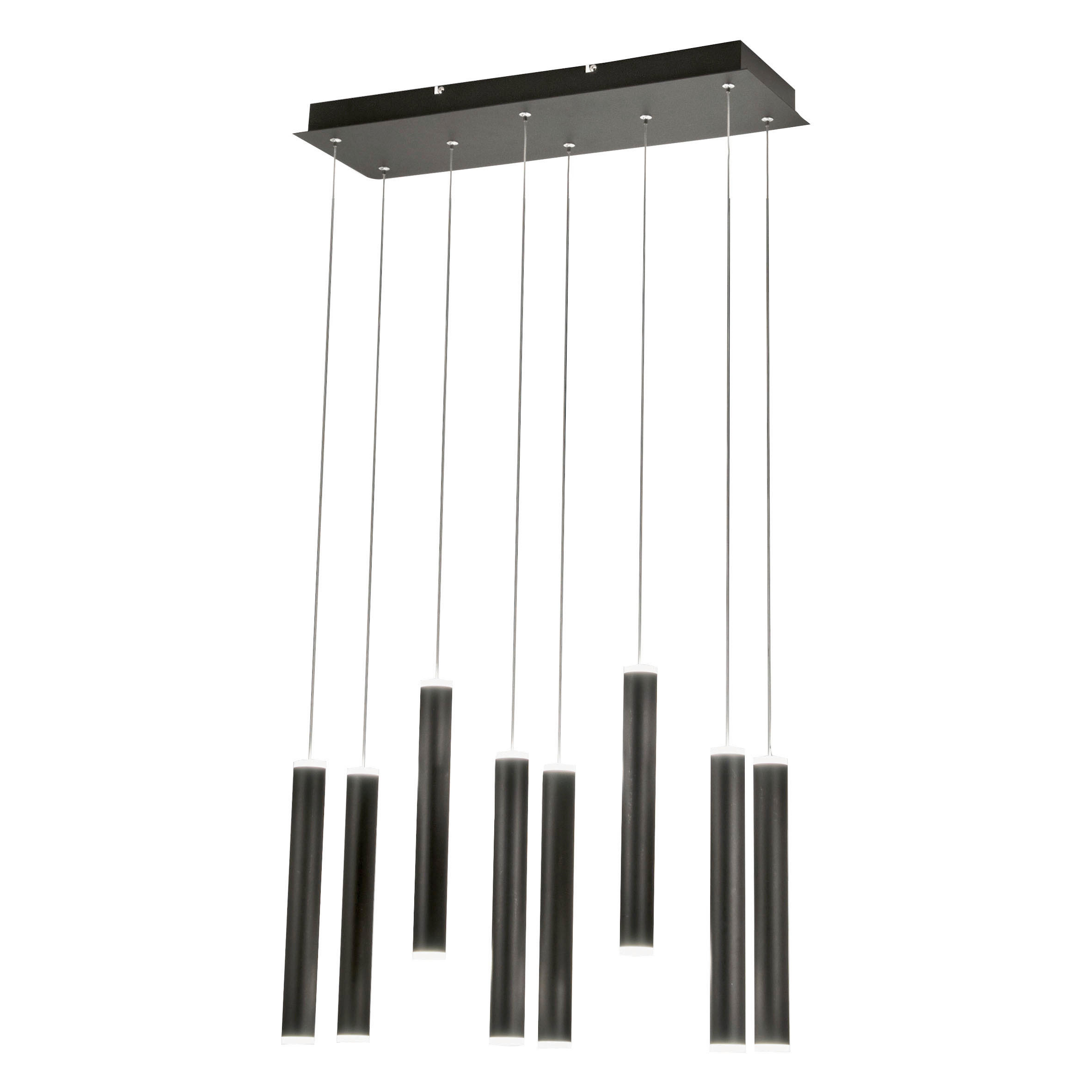 LED SVJETILJKA VISEĆA    60/20/200 cm    Prado  - crna, Design, metal/plastika (60/20/200cm)