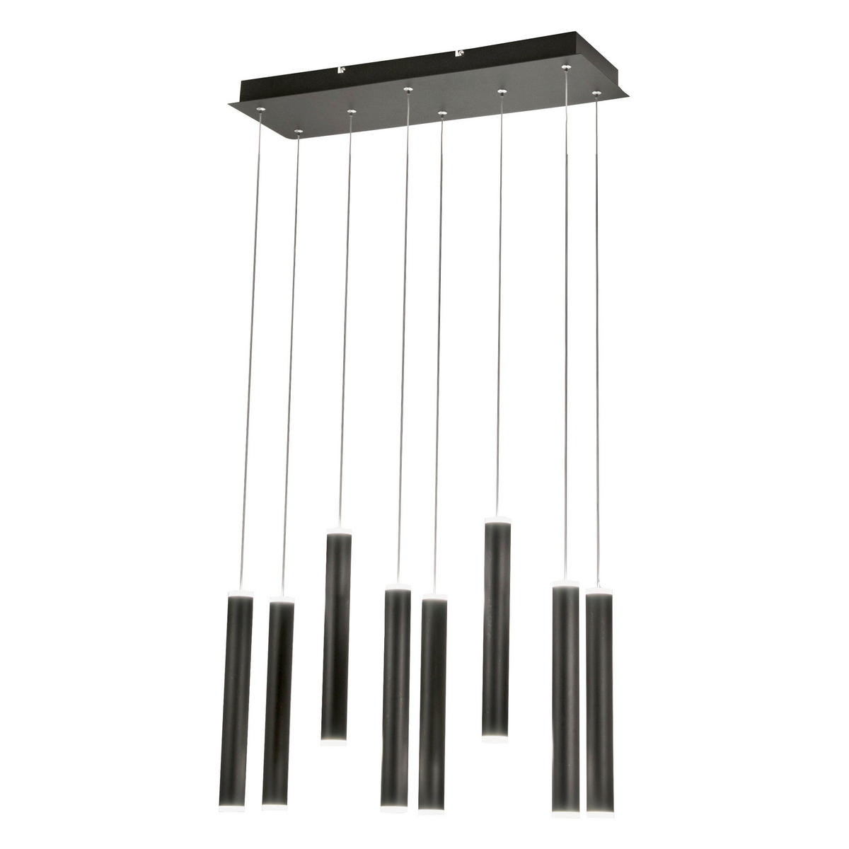 LED SVJETILJKA VISEĆA    60/20/200 cm    Prado  - crna, Design, metal/plastika (60/20/200cm)