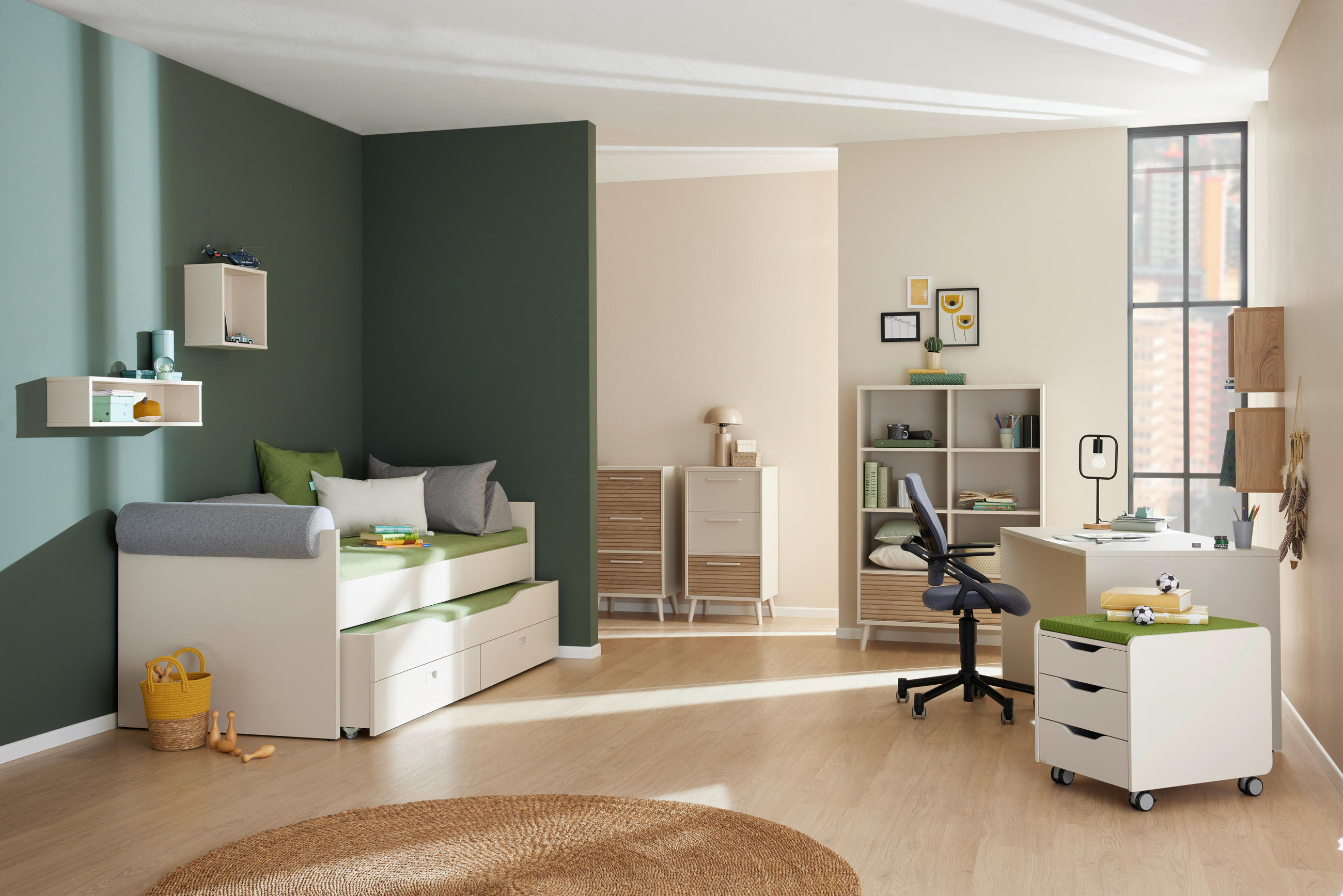 ROLLCONTAINER Beige, Kaschmir  - Kaschmir/Beige, Basics, Holzwerkstoff (43/61/48cm) - Paidi