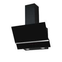 DUNSTABZUGSHAUBE 60260  - Schwarz, Basics, Glas/Metall (60/75,8-113,8/37,8cm) - Mican