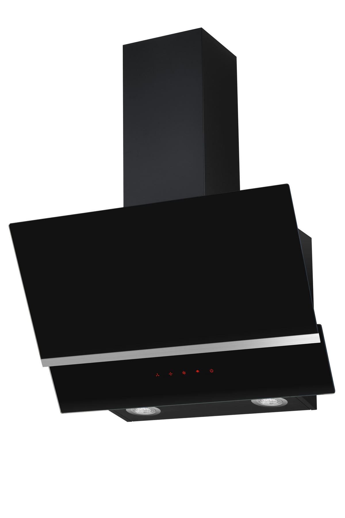 DUNSTABZUGSHAUBE 60260  - Schwarz, Basics, Glas/Metall (60/75,8-113,8/37,8cm) - Mican