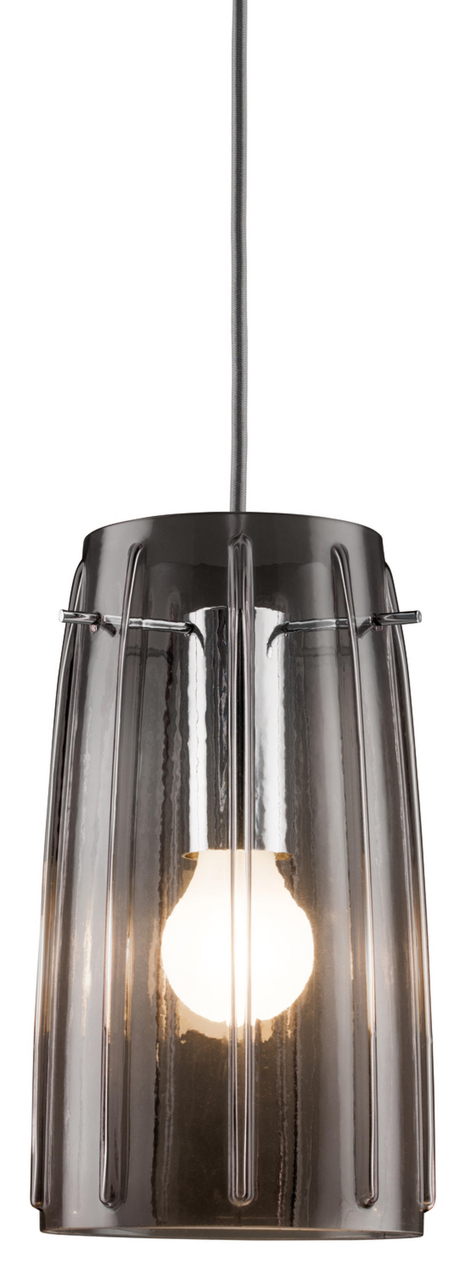 SCHIENENSYSTEM-LEUCHTENSCHIRM URail   - Design, Glas (28cm) - Paulmann