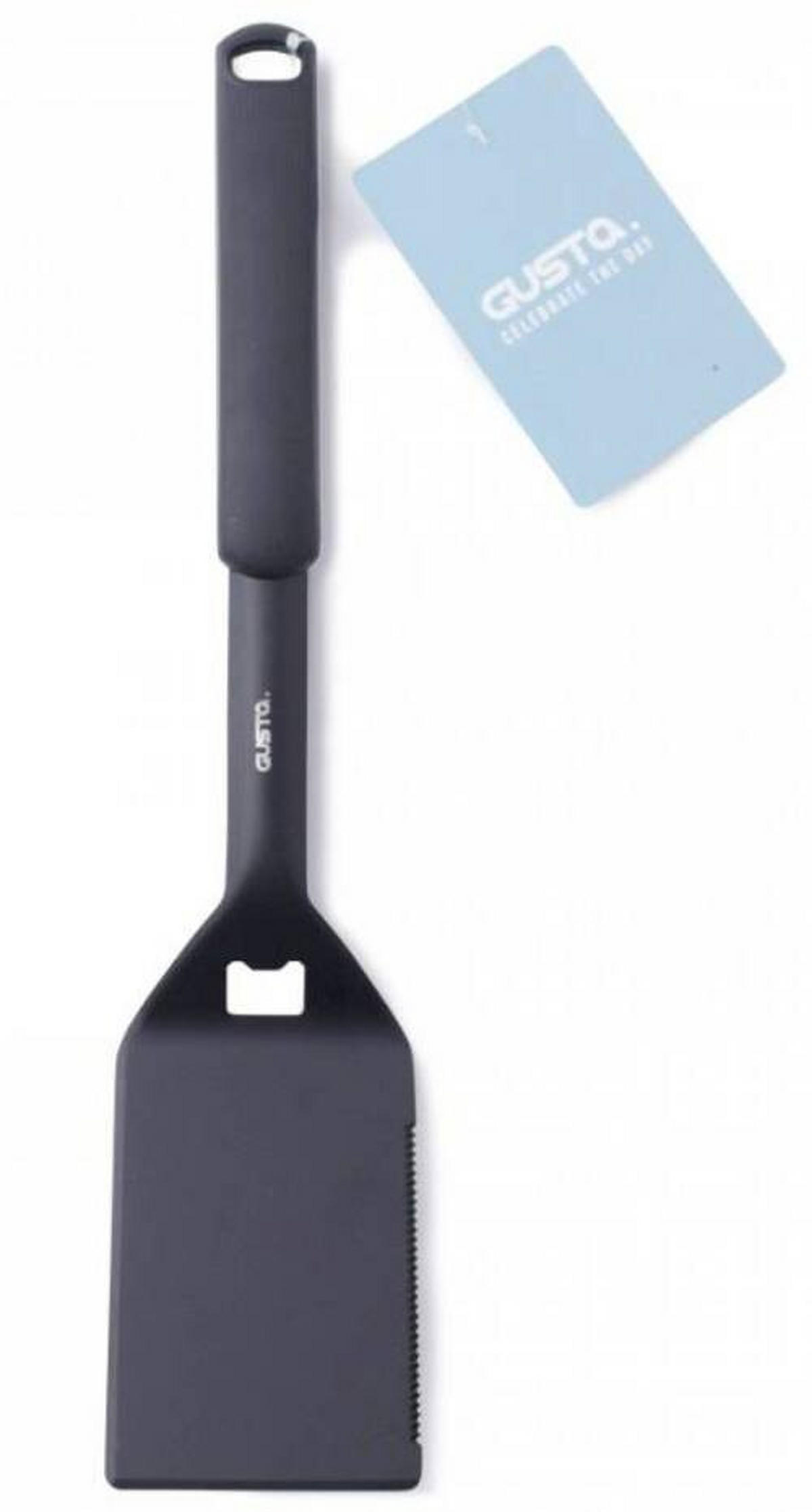 LOPATICA ZA REZ. I SERVIRANJE  - crna, Basics, metal/plastika (46cm) - Gusta