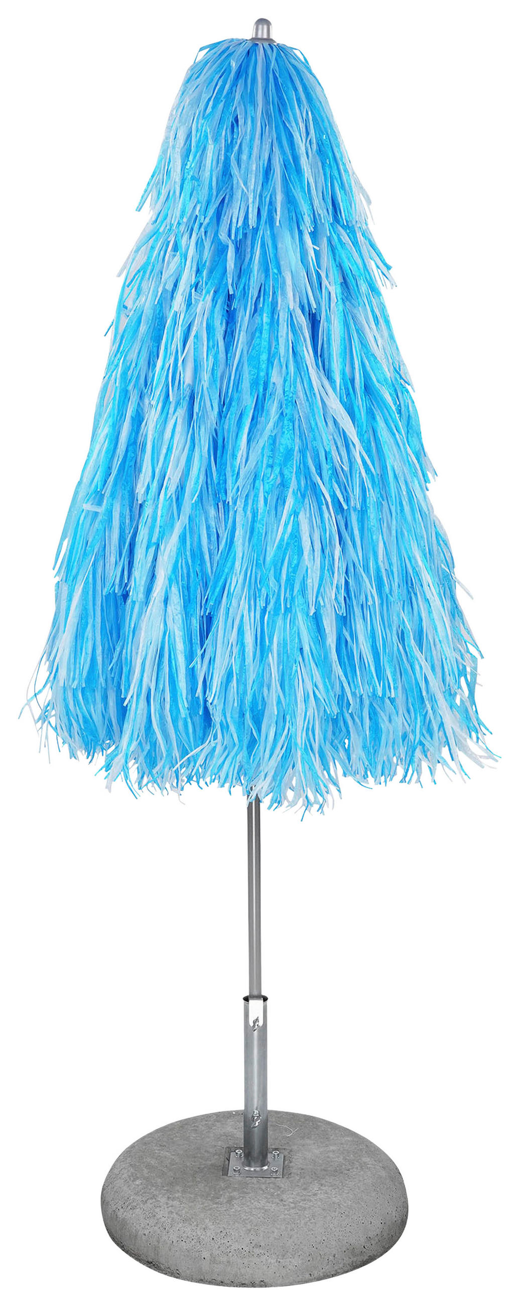 SONNENSCHIRM 200x200 cm Blau  - Blau/Alufarben, Design, Textil/Metall (200/200cm) - Jan Kurtz