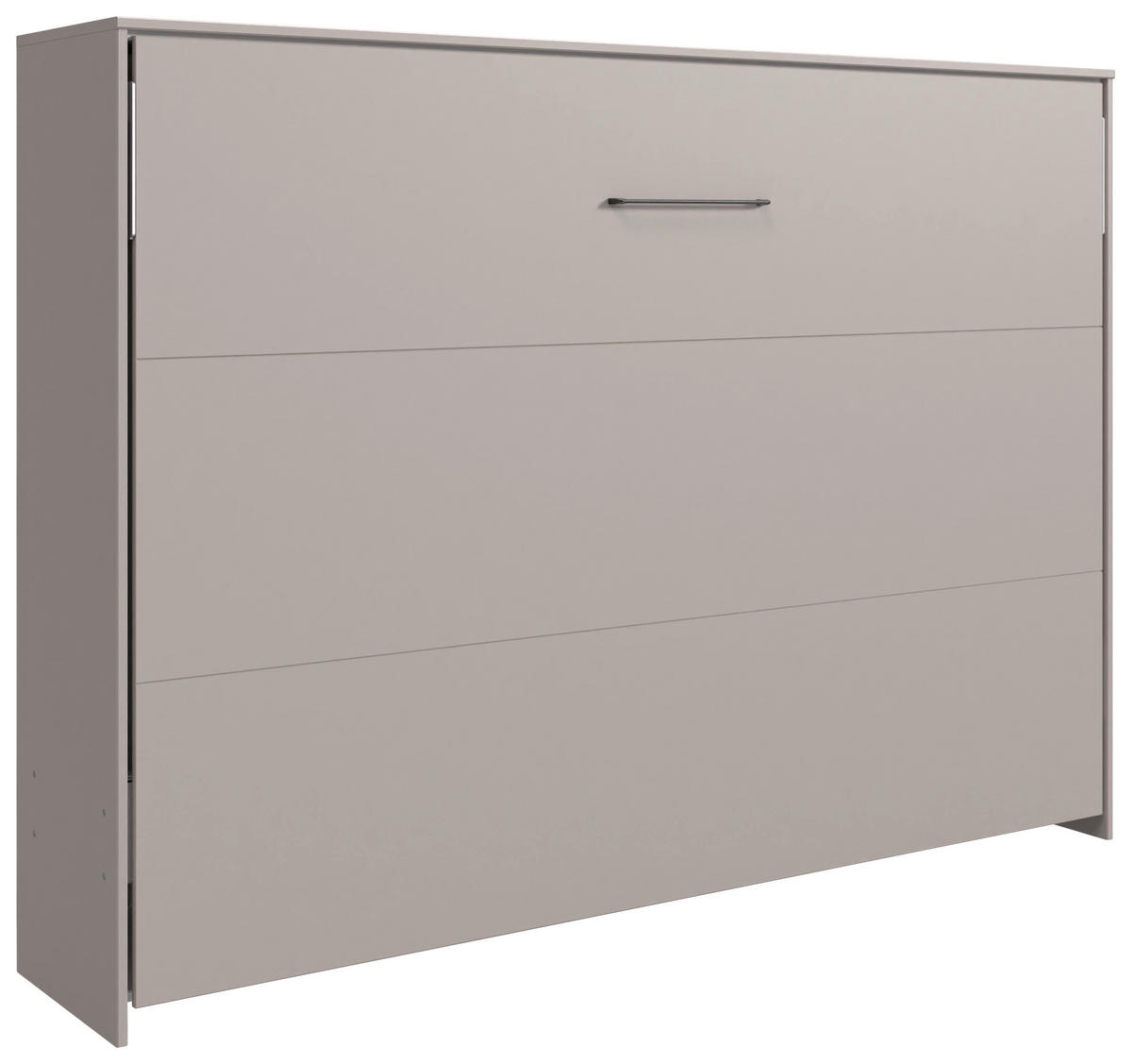 KLAPPBETT 140/200 cm,  in  in Grau, Weiß, Sahara,  - Weiß/Grau, Design, Holz/Metall (140/200cm) - Carryhome