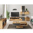 Wohnwand in Grau, Eichefarben - Eichefarben/Grau, Design, Glas/Holz (265/205/50cm) - Valnatura Wohnwand in Grau, Eichefarben - Eichefarben/Grau, Design, Glas/Holz (265/205/50cm) - Valnatura