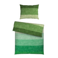 POSTELJINA 140/200 cm saten zelena  - zelena, Konvencionalno, tekstil (140/200cm) - Novel