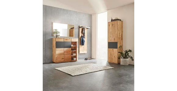 WANDSPIEGEL 125/70/2 cm - Eichefarben, Natur, Glas/Holz (125/70/2cm) - Waldwelt