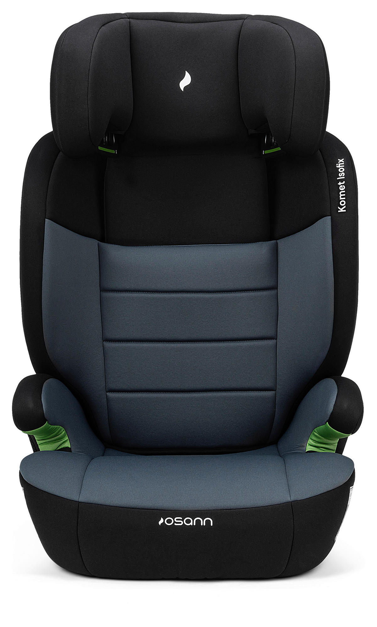 KINDERAUTOSITZ Komet Isofix  - Dunkelgrau/Schwarz, Basics, Kunststoff/Textil (44/55/43cm) - Osann
