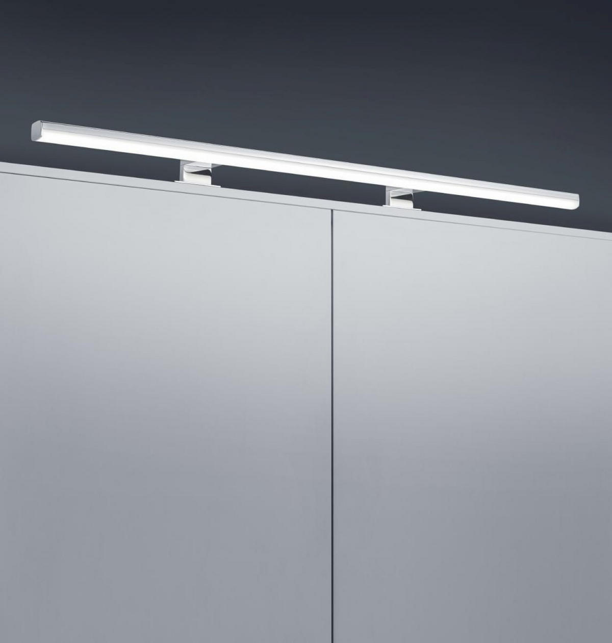 LED-WANDLEUCHTE 99/4/11 cm   - Chromfarben, Design, Kunststoff/Metall (99/4/11cm) - Helestra