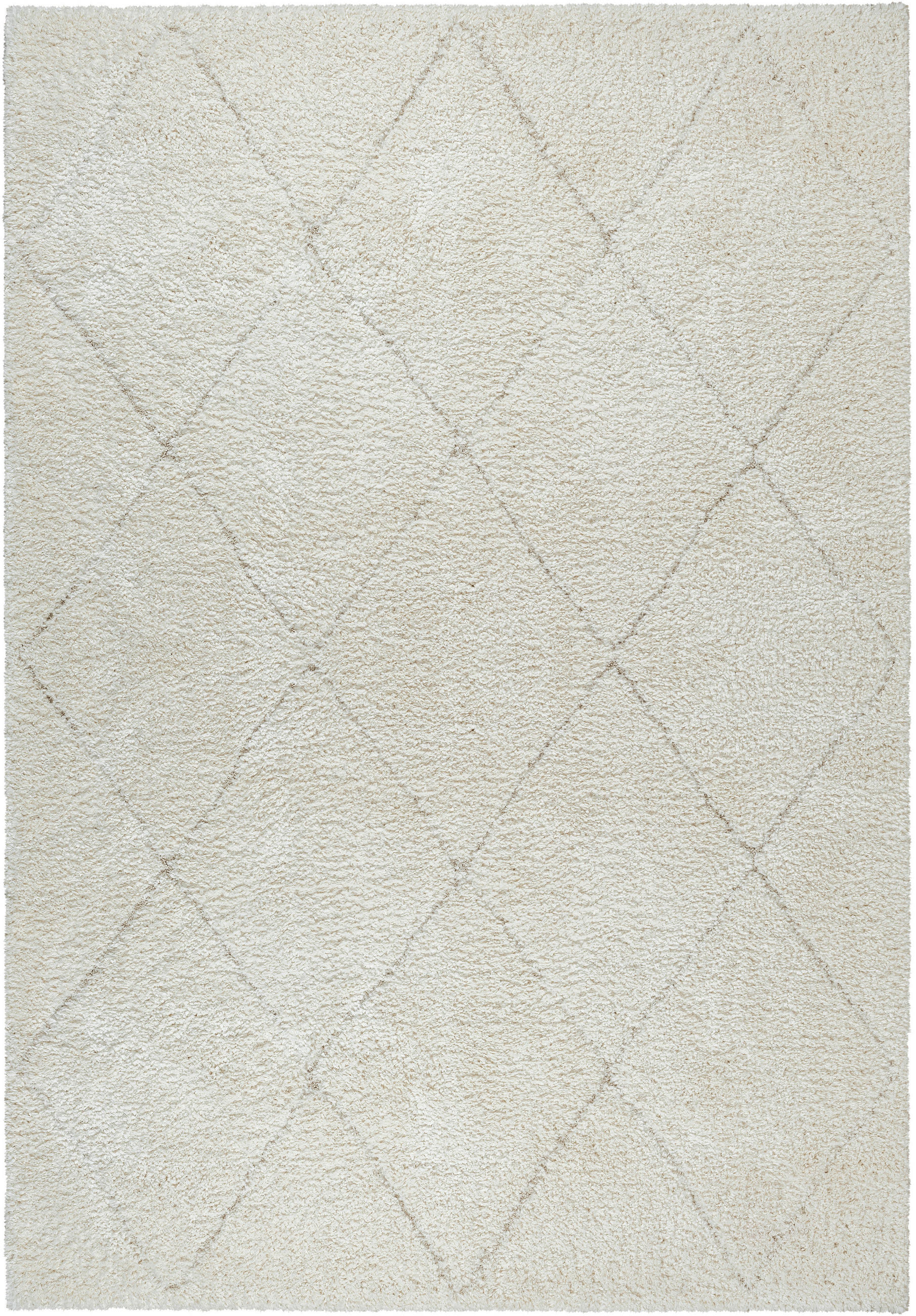 HOCHFLORTEPPICH 80/150 cm Ideal Shaggy Creme  - Creme, KONVENTIONELL, Textil (80/150cm)