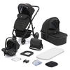SET DJEČJIH KOLICA  JAGUAR  - tamno siva/crna, Basics, tekstil/metal - Fillikid