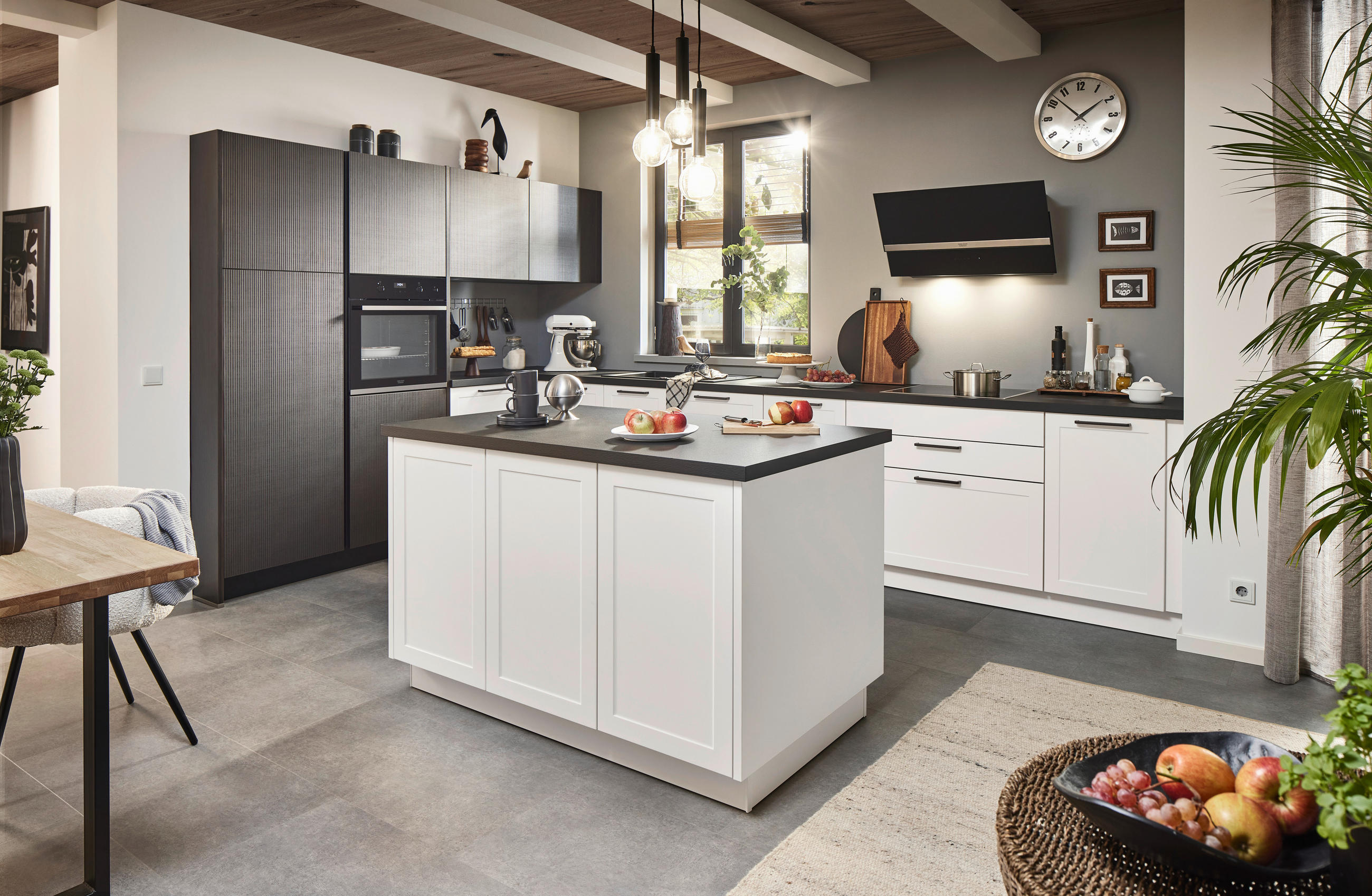 EINBAUKÜCHE Focus  - Magnolie, KONVENTIONELL, Holzwerkstoff - Nolte Küchen