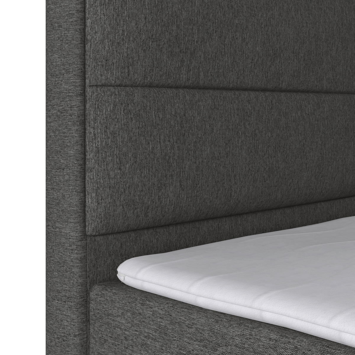 BOXSPRINGBETT 180/200 cm  in Anthrazit  - Anthrazit, Modern, Holz/Kunststoff (180/200cm) - MID.YOU