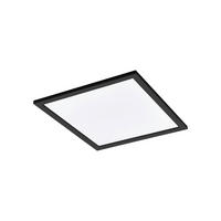 STROPNÍ LED SVÍTIDLO, 45/45/5 cm - bílá/černá, Basics, kov/plast (45/45/5cm)