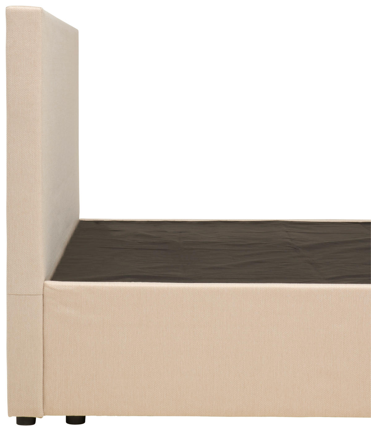 BOX KREVET    160/200 cm  - boje pijeska/crna, Basics, tekstil/drvo (160/200cm) - P & B