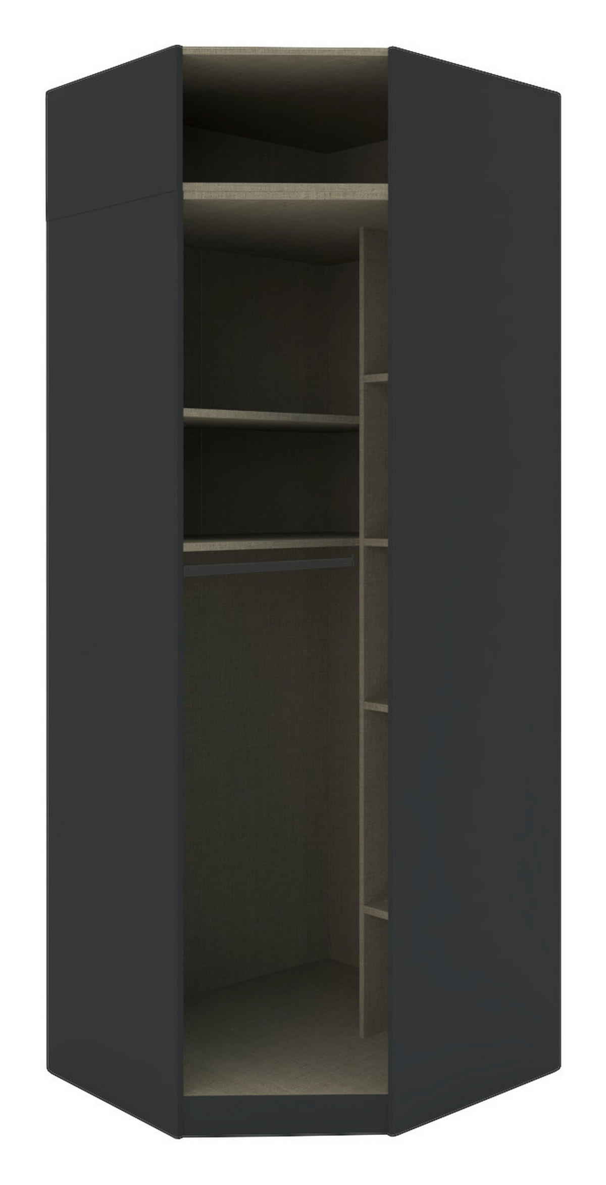 KORPUS KUTNOG ELEMENTA  antracit  91/242/91 cm    - antracit, Konvencionalno, drvni materijal (91/242/91cm) - Hom`in
