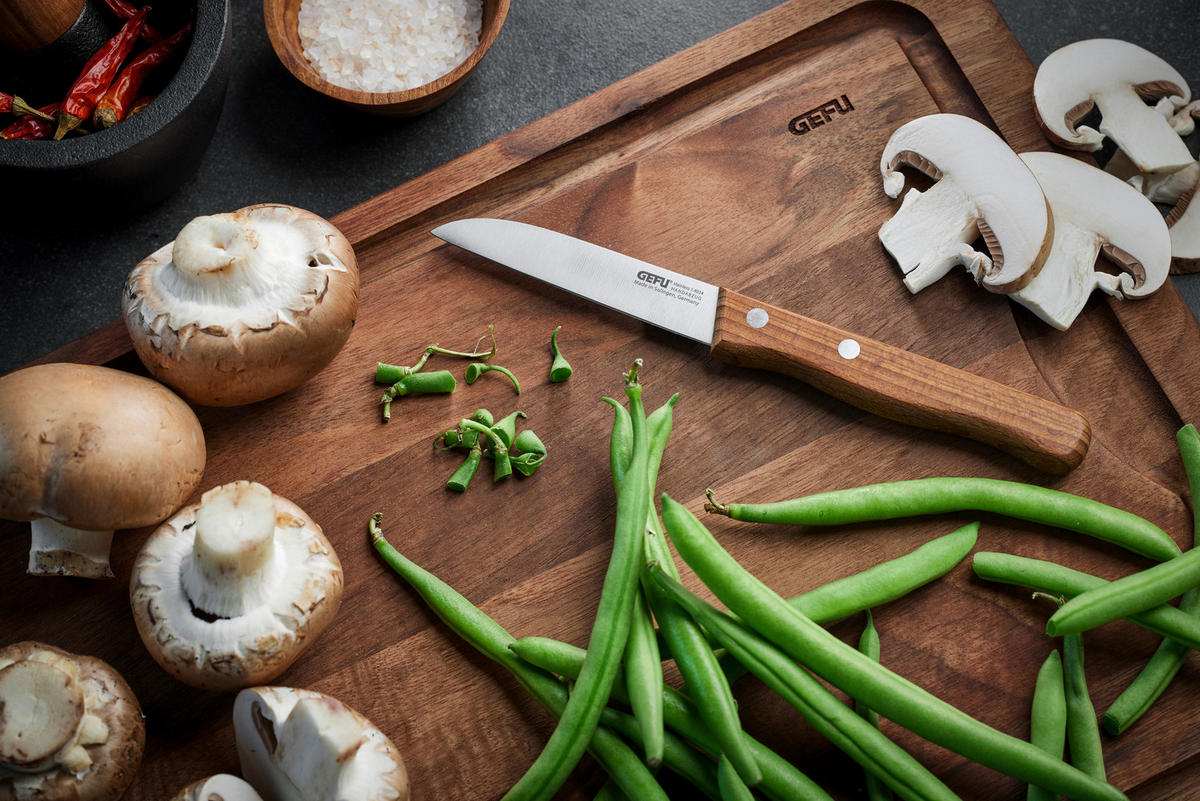 GEMÜSEMESSER HÜMMEKEN  - Design, Holz/Metall (17,7/1,1/1,8cm) - Gefu