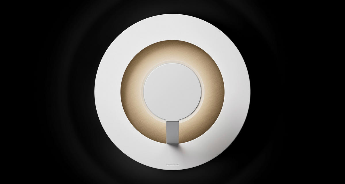 LED-WANDLEUCHTE 36/14 cm   - Goldfarben/Braun, Design, Metall (36/14cm) - Grossmann